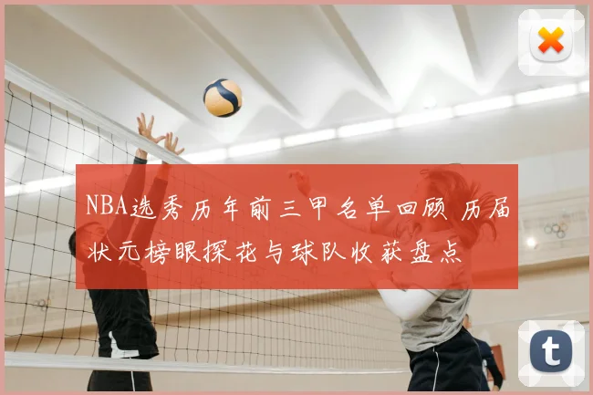 NBA选秀历年前三甲名单回顾 历届状元榜眼探花与球队收获盘点